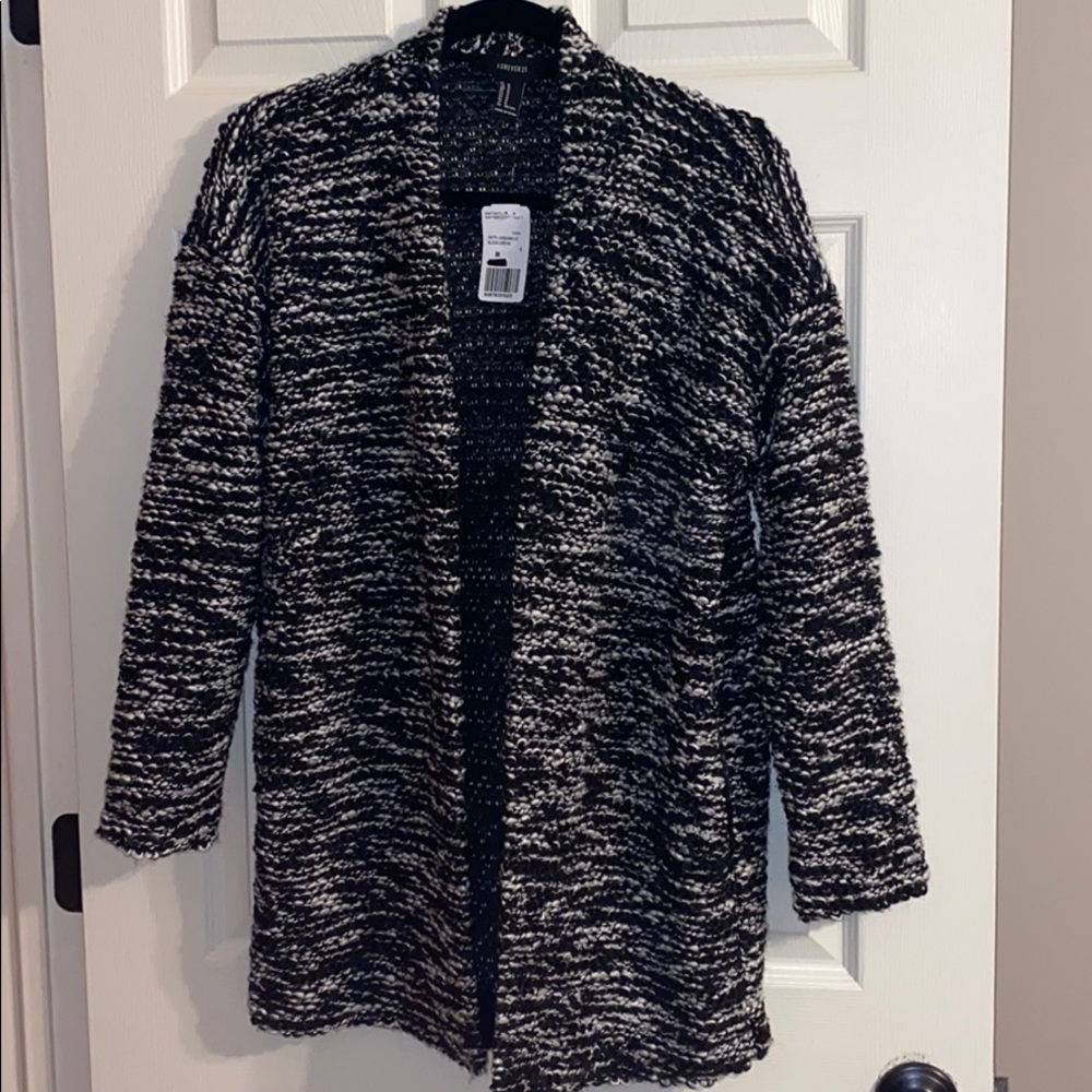 Black and White Cardigan